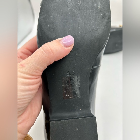 Jeffrey Campbell So Cute Patent Leather Ankle Strap Flats Buckle Women’s  8.5 - Picture 14 of 14